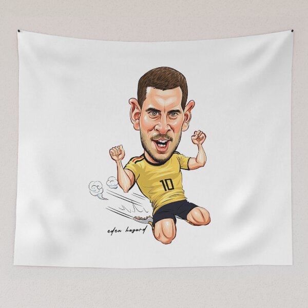 Item preview, Eden Hazard, Eden Michael Hazard, Eden Hazard Caricature Illustration designed and sold by graphic-genie.