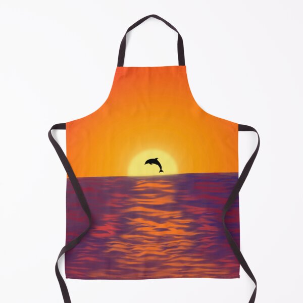 Item preview, Dolphin in the Sunset designed and sold by AbicArtsStudio.