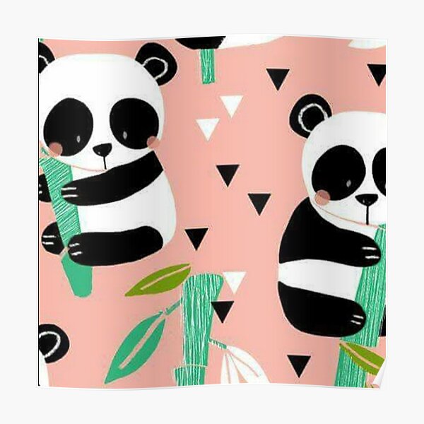 "Panda " Poster for Sale by SimonaLaxes | Redbubble