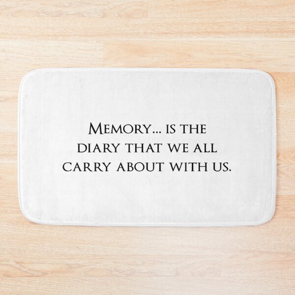 Item preview, Memory... is the diary that we all carry about with us. Quotes store designed and sold by QuotesStore-2.