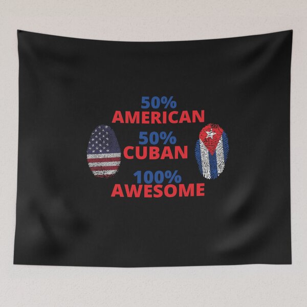 Item preview, 50% American 50% Cuban 100% Awesome designed and sold by Davestre Designs.