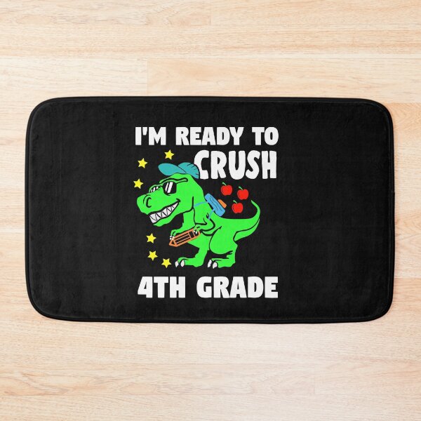 Item preview,  i'm Ready To Crush 4th grade Dinosaur Back to school designed and sold by binly123.