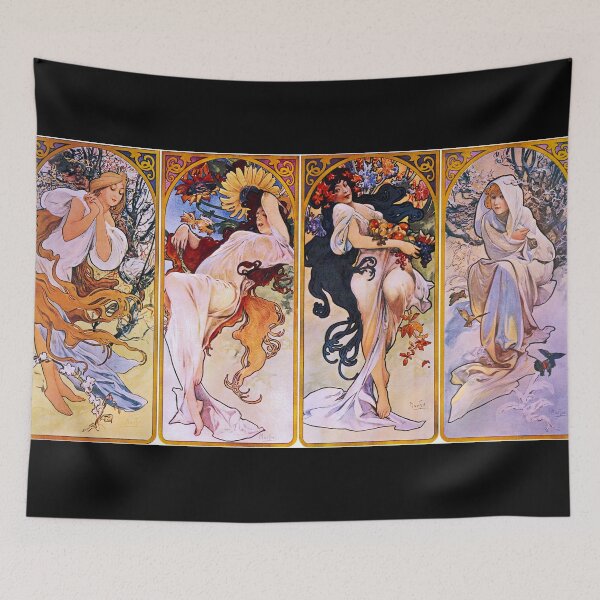 Item preview, Alphonse Mucha designed and sold by JaneenieDesign.