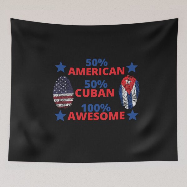 Item preview, 50% American 50% Cuban 100% Awesome designed and sold by Davestre Designs.