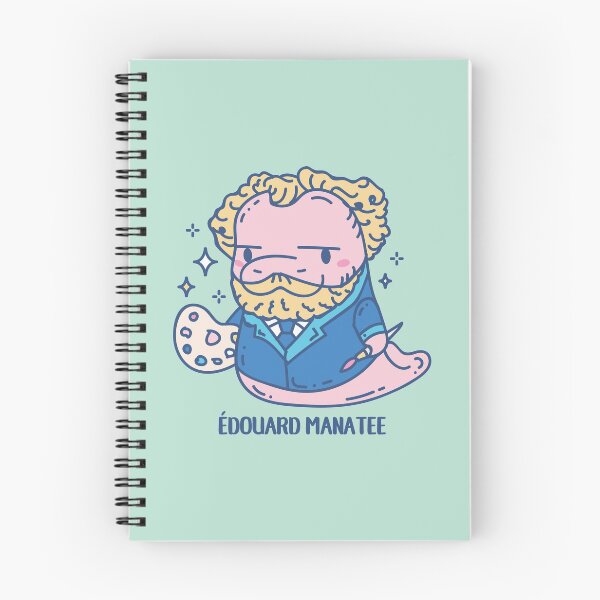 Item preview, Edouard Manatee funny Artist Animal pun with punny quote designed and sold by SPIRIMAL.