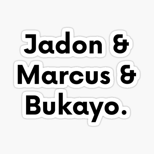 Artikel-Vorschau von Jadon & Marcus & Bukayo, designt und verkauft von DiegoUrz.