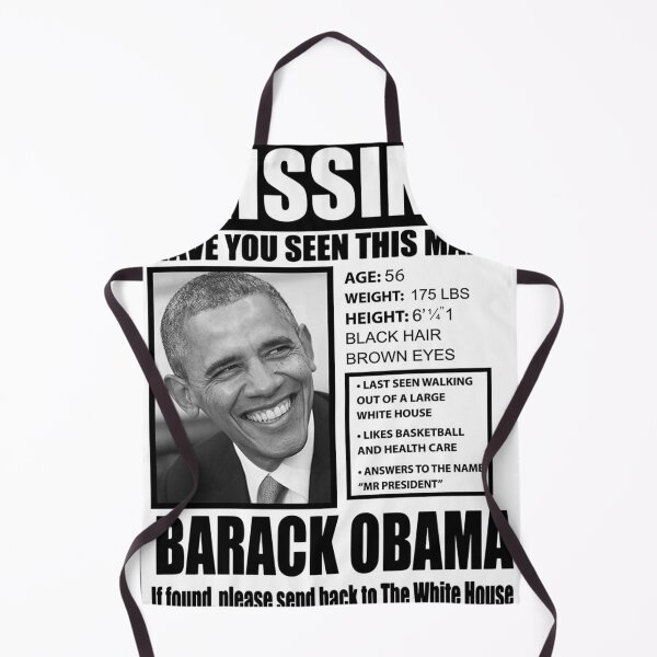 Item preview, Smile Obama Missing Poster designed and sold by minazopal.