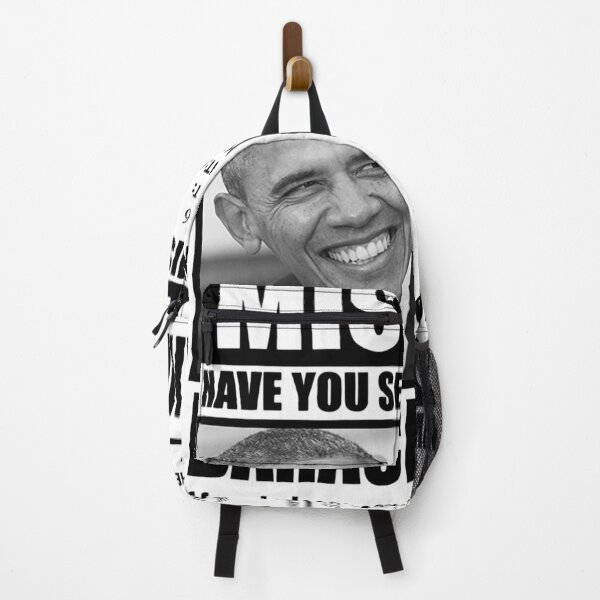 Item preview, Smile Obama Missing Poster designed and sold by minazopal.