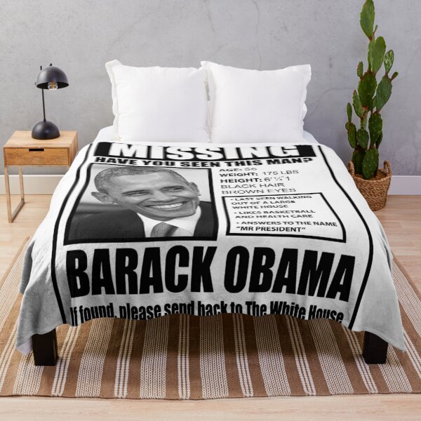 Item preview, Smile Obama Missing Poster designed and sold by minazopal.