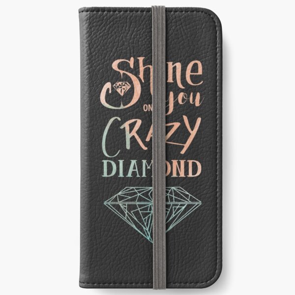 Shine on you crazy diamond - Watercolor iPhone Wallet