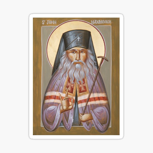 St John of Shanghai and San Francisco Sticker