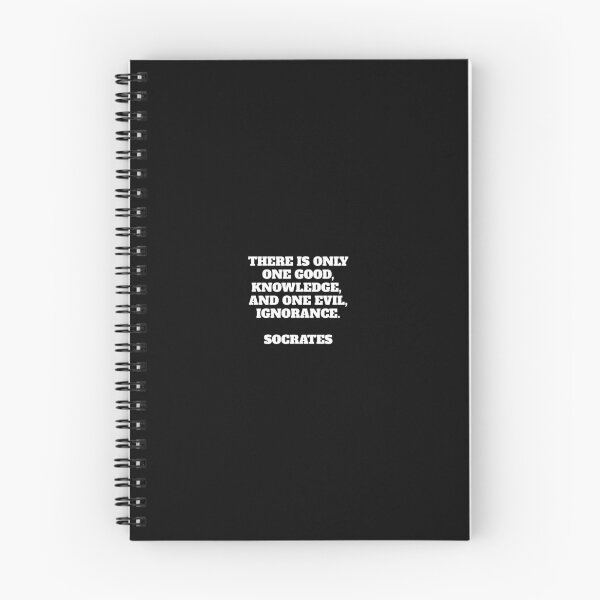 Item preview, There is only one good, knowledge, and one evil, ignorance - Socrates quote designed and sold by Inspirationmotivation.