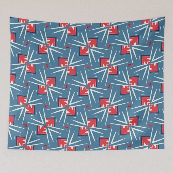 Artikelvorschau, Americana USA Geometric Series in Red, White and Blue Patriotic Patterns entworfen und verkauft von cozycaroline.