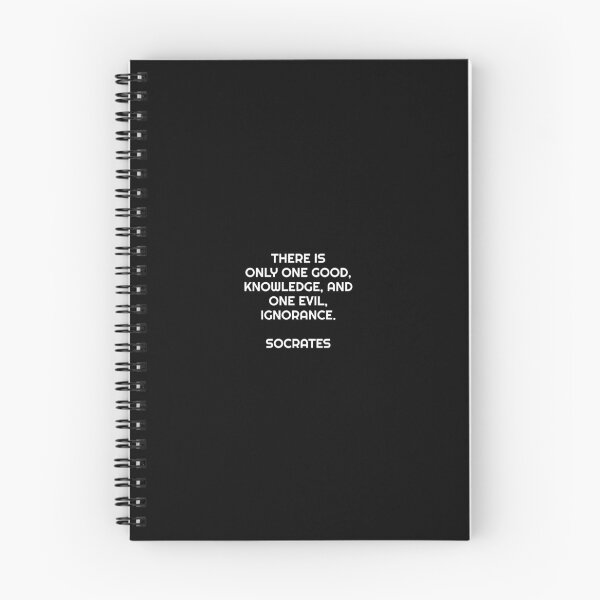 Item preview, There is only one good, knowledge, and one evil, ignorance - Socrates quote designed and sold by Inspirationmotivation.