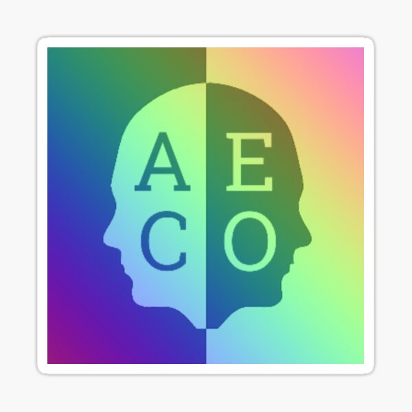 AECO Rainbow Logo Sticker