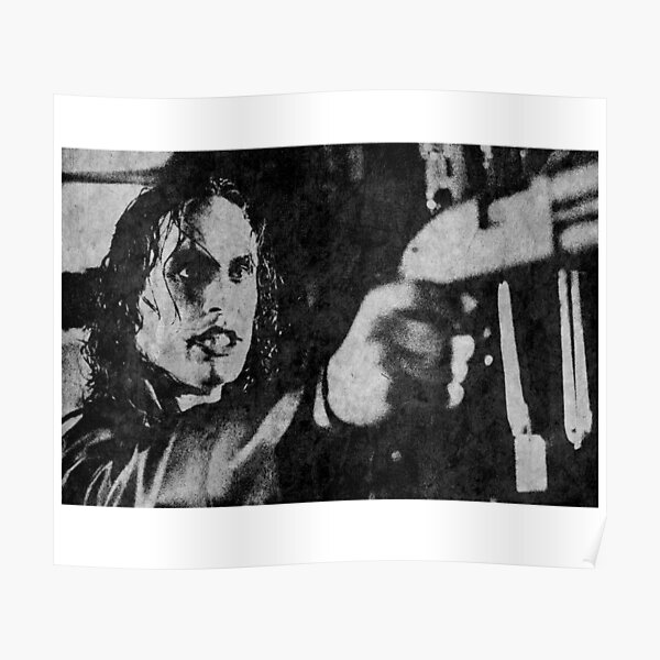 Poster Brandon Lee The Crow Redbubble