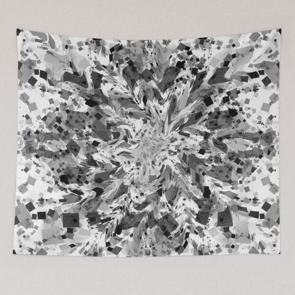 Item preview, distorted squares, b&w designed and sold by dnparker.