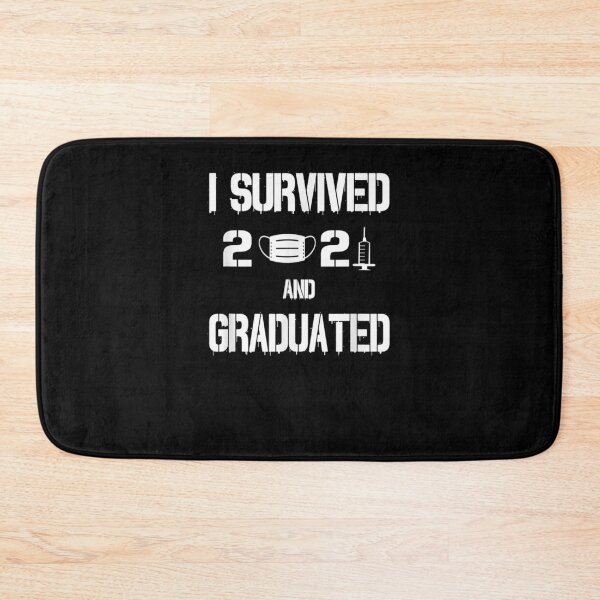 Item preview, I Survived 2021 And Graduated Funny Graduation  designed and sold by tashiav.