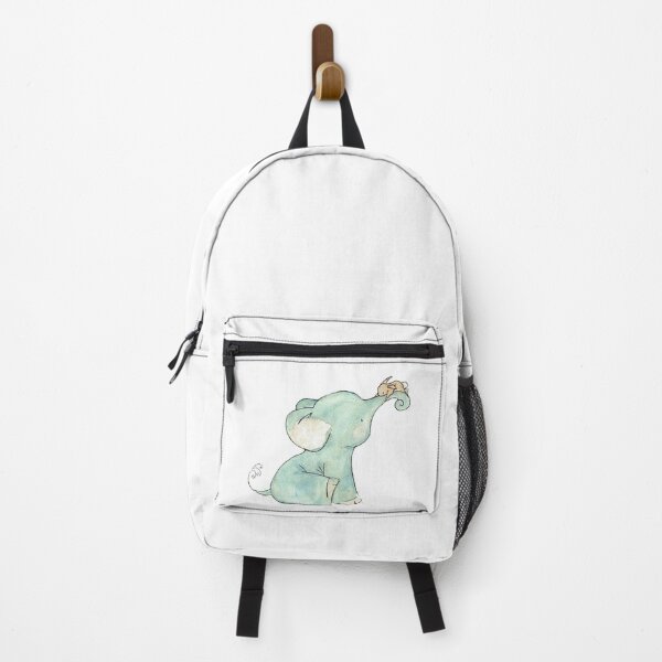 Item preview, cute elephant playing with small rabbit drawing designed and sold by sirineab.