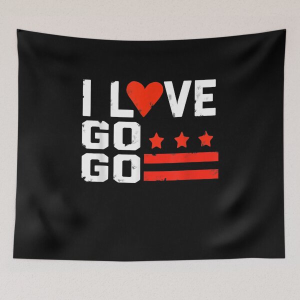 Item preview, Vintage I Love Washington D C Go Go Design  designed and sold by tashiav.