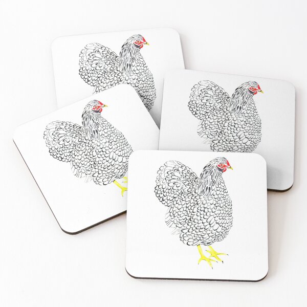 Item preview, Wyandotte Chicken designed and sold by Sonoran Glimmer.