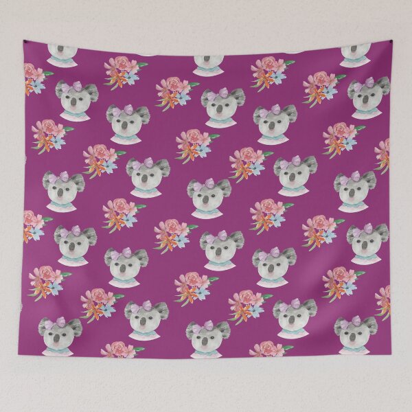 Item preview, Watercolor Floral Koala  designed and sold by Davestre.