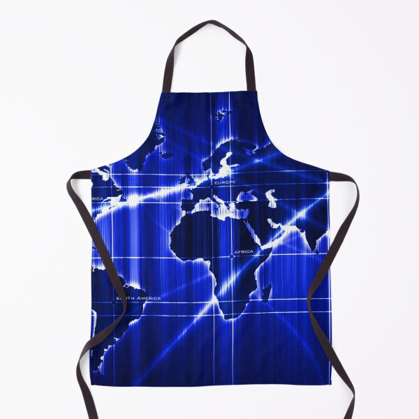 Item preview, Shining Digital World Map - Indigo designed and sold by NexusArts.