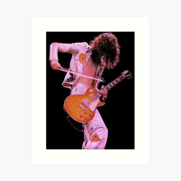 Original - Pink Zeppelin Art Print