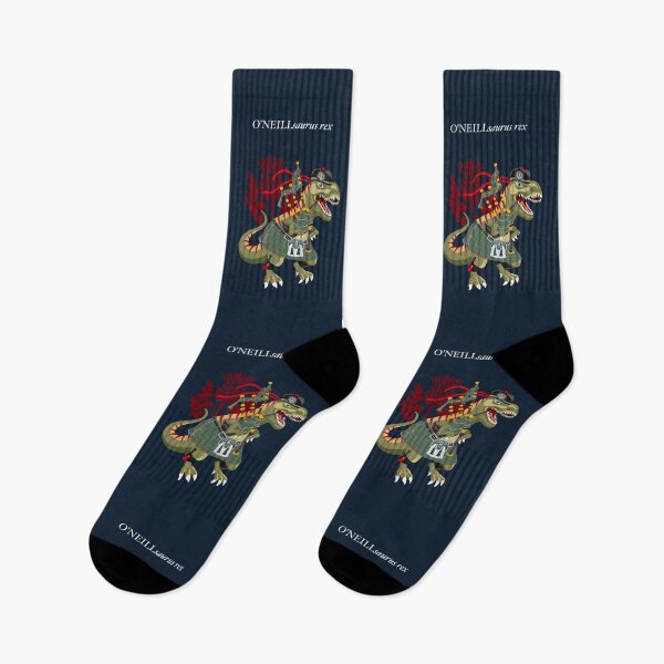 Item preview, Clanosaurus Rex O’NEILLsaurus rex O’Neill Scotland Ireland Plaid Family Tartan designed and sold by Lisa Rotenberg.