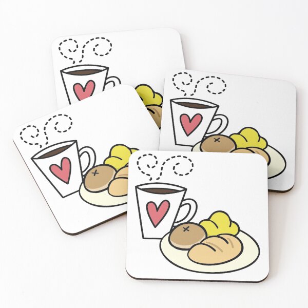 Item preview, breakfast (bread, coffee, butter) designed and sold by sirineab.