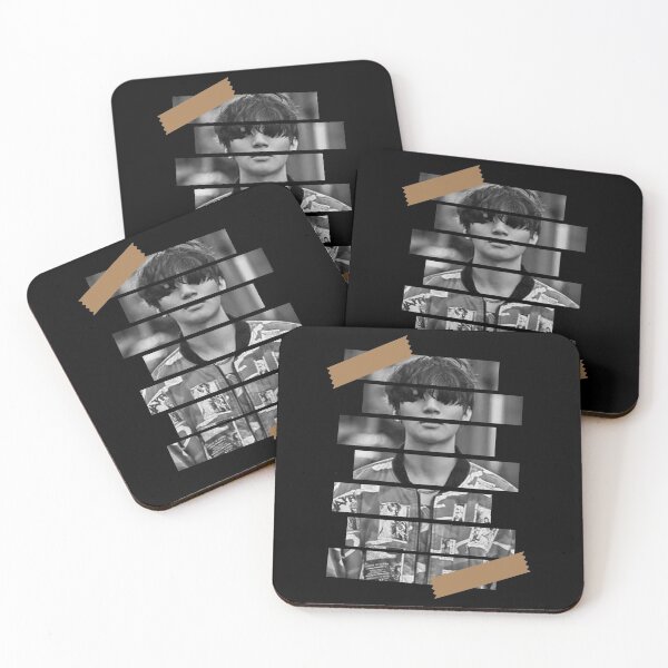 Item preview, Kang Daesung Big Bang Daesung DLite  Korean Kpop Monochrome Stripe Design designed and sold by Piosenka Art.