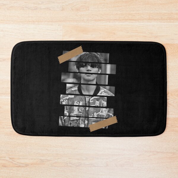 Item preview, Kang Daesung Big Bang Daesung DLite  Korean Kpop Monochrome Stripe Design designed and sold by Piosenka Art.