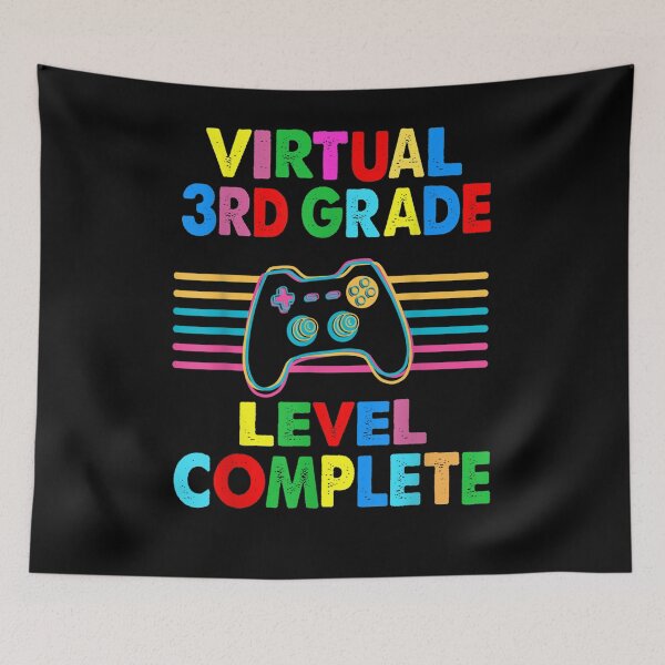 Item preview, Virtual 3rd Grade Level Complete Graduation Video Gamer Cute  designed and sold by tashiav.