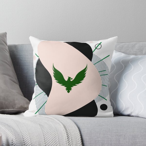 eagle bird design Throw Pillow