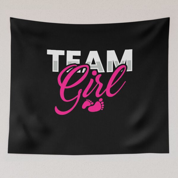 Item preview, Team girl baby shower baby bump designed and sold by MooonTees.