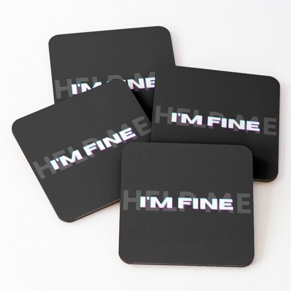 Item preview, i'm FINE  designed and sold by springflow.