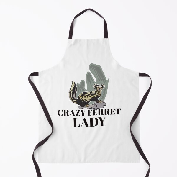 Item preview, Crazy Ferret Lady designed and sold by medbdj.