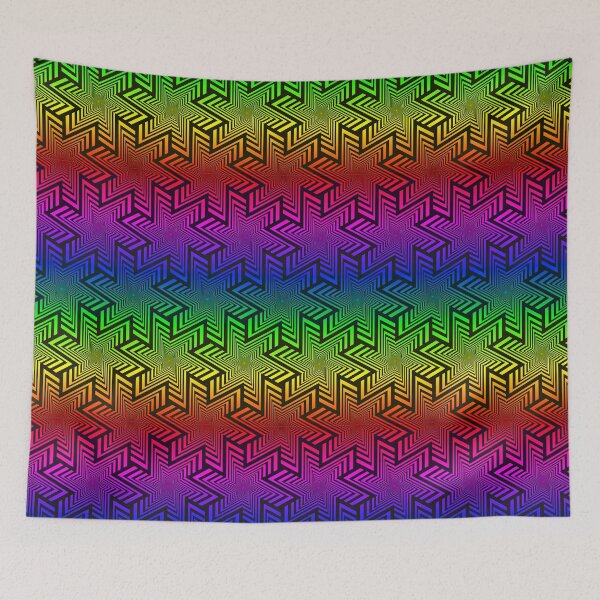 Item preview, Star tessellation - rainbow designed and sold by Club30-80.
