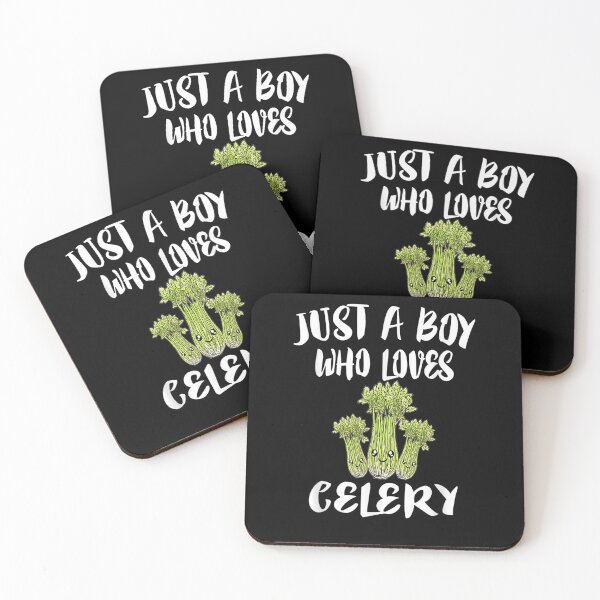 Item preview, Just A Boy Who Loves Celery Vegetable  designed and sold by tashiav.