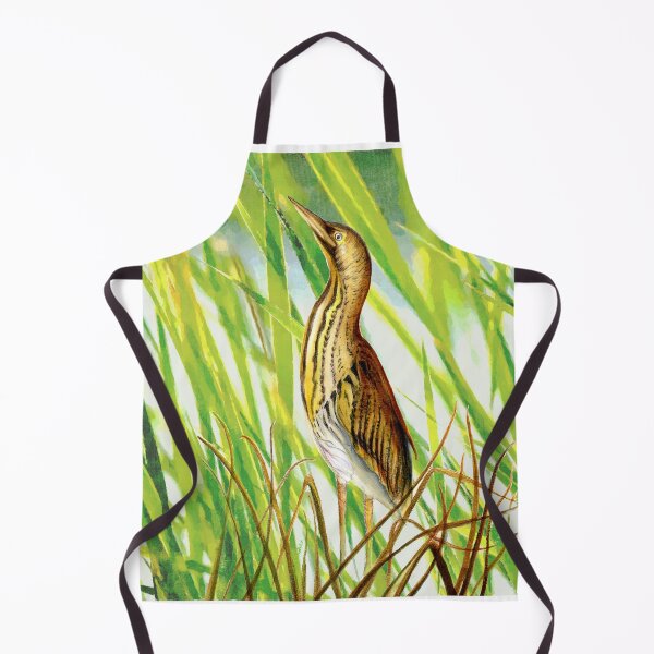Item preview, Bittern Bird Watercolor Painting Artwork designed and sold by Alison Langridge.