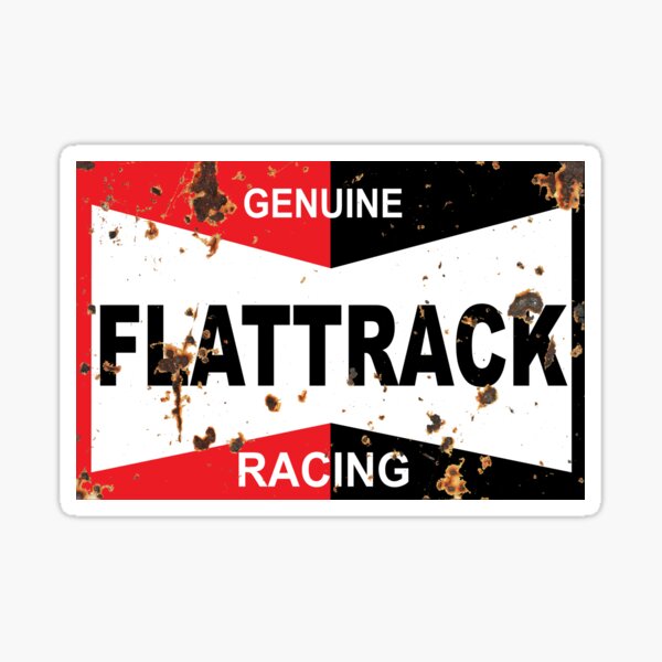 TEAM HONDA FLAT TRACK STICKER RED WHITE & BLUE – The Motorsports Store