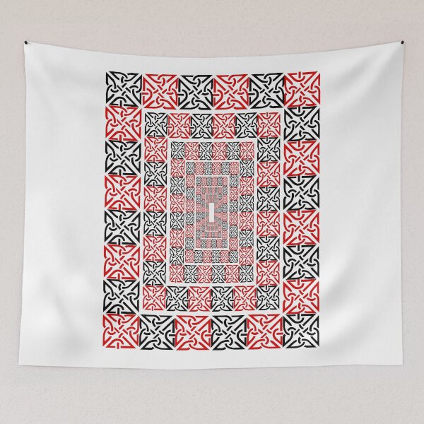 Item preview, Descending Red and Black Borders designed and sold by CatholicSaints.