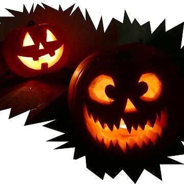 halloween scary face pumpkin costume - Halloween Scary Face Pumpkin Costume  - Sticker