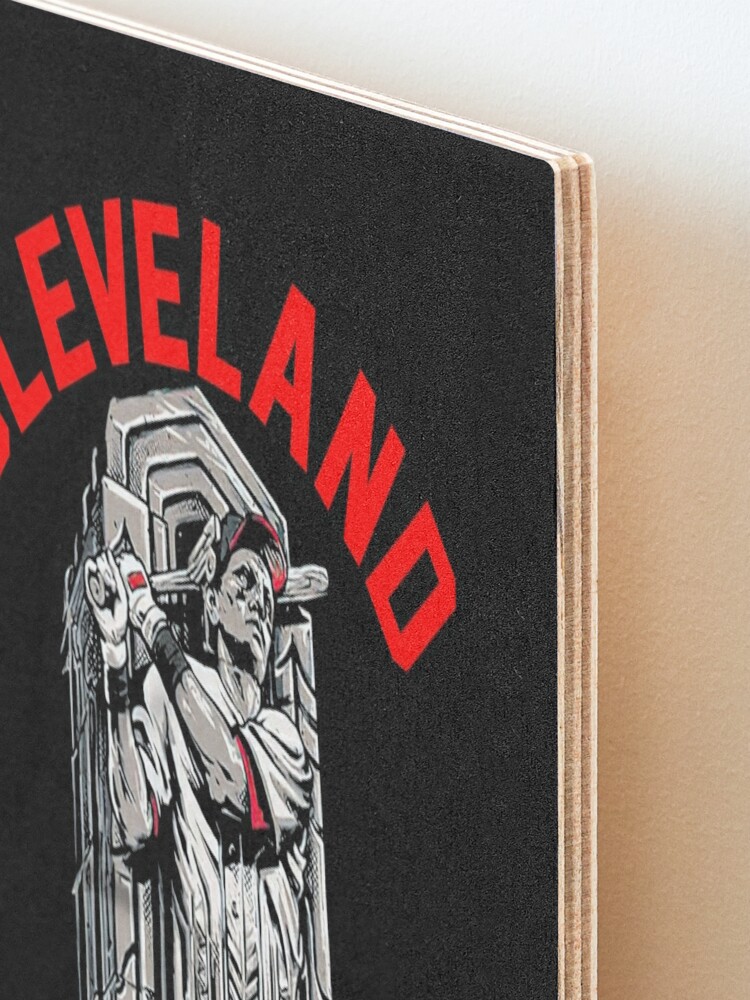 Cleveland Guardians Baseball Wood Sign