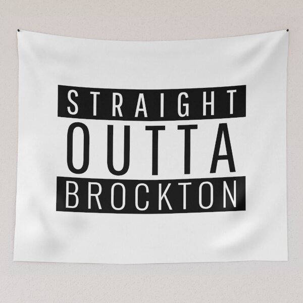 Item preview, Straight Outta Brockton Massachusetts  designed and sold by Teelogic.