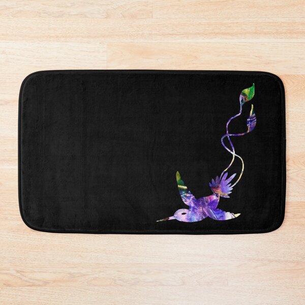 Item preview, Spirit world of magic purple dreams abstract hummingbird designed and sold by TitaCris.