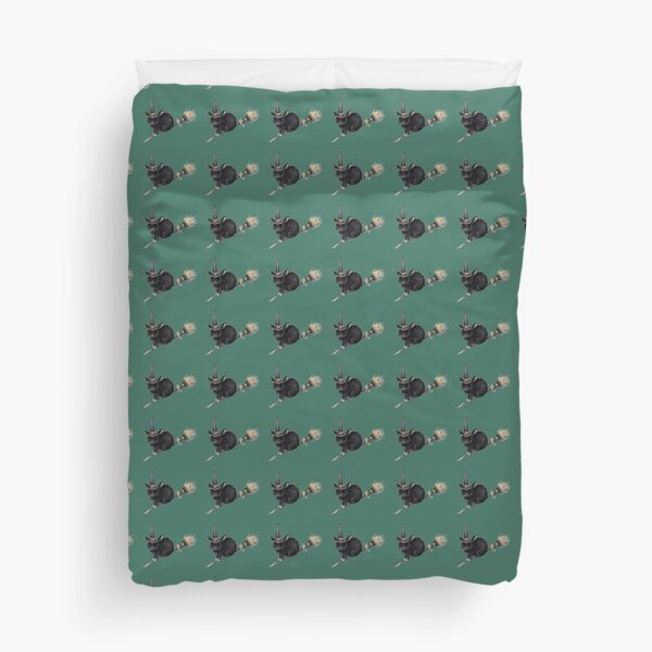 Flight of the Witch Bunnies Duvet Cover