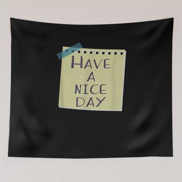 Item preview, Thank You Have A Nice Day Note Happy Face  designed and sold by tashiav.
