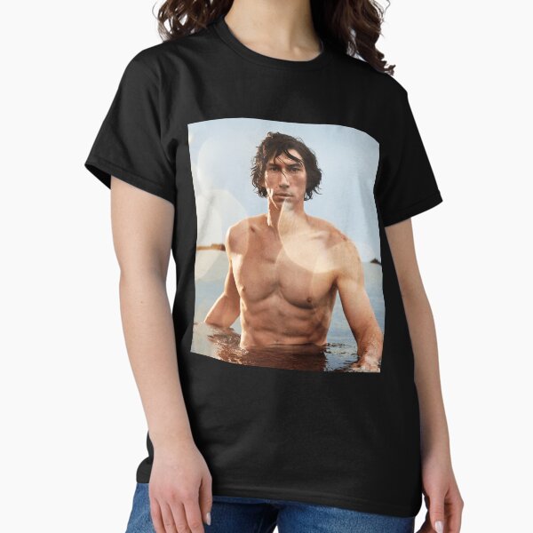 Vista previa del artículo con la obra «Adam Driver sin camisa 2021», diseñado y vendido por goon-squad.