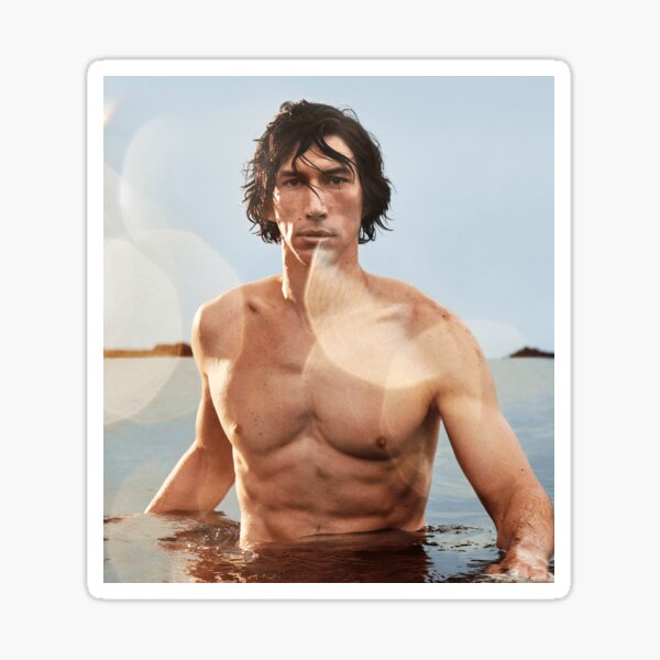 Vista previa del artículo con la obra «Adam Driver sin camisa 2021», diseñado y vendido por goon-squad.